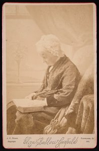 Eliza Ballou Garfieldin muotokuva 1801-1888, 1881.
