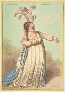 Bravura Air. Mandane, 22. joulukuuta 1801. tekijältä James Gillray