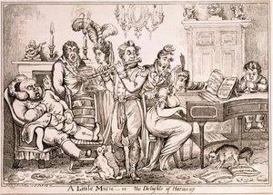 Pieni musiikkia tai Harmonian ilot, kaiverrus William Brocas, painettu Lontoossa J. Sidebotham, 1810