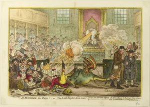 Pulleampi Paulille tekijältä James Gillray