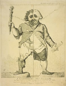 A Right Honorable alias Sans Coulotte, julkaisija S. Fores, 1802