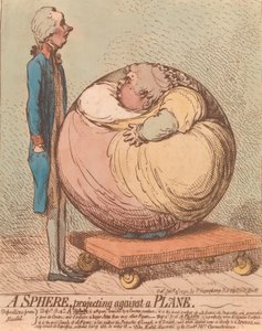 Lentokonetta vasten ulkoneva pallo, 3. tammikuuta 1792, 3. tammikuuta 1792. tekijältä James Gillray