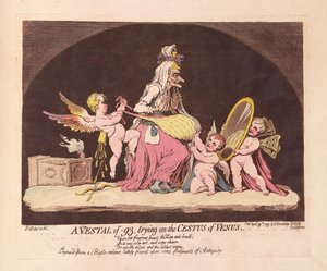 Vestal -93, yrittää Cestus of Venus, pubi. 1793 (käsinvärinen kaiverrus)