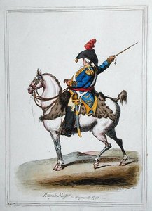 Prikaatimajuri, julkaissut Hannah Humphrey vuonna 1797 (käsinvärinen etsaus) tekijältä James Gillray