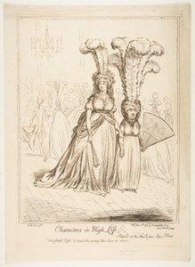 Characters in High Life, 20. kesäkuuta 1795. tekijältä James Gillray