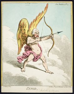 Amor, New Pantheon No.4, julkaissut Hannah Humphrey, 1799.