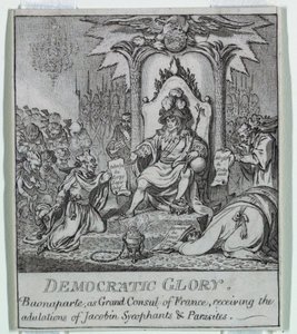 "Demokratia tai luonnos o tekijältä James Gillray