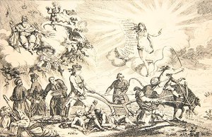 Kirkollinen ja poliittinen, Kansakunnan tila tekijältä James Gillray