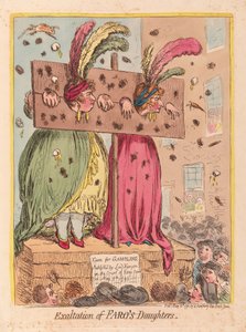Exaltation of Faros Daughters, pub. 1796 (käsinvärinen kaiverrus)