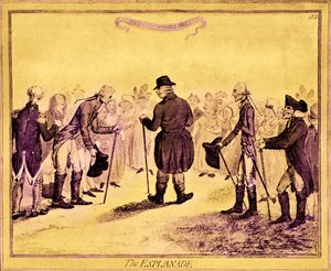 George III - karikatyyri tekijältä James Gillray