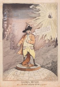 Gloria Mundi, tai Paholainen puhuttelee aurinkoa, pubi. 1782 (käsinvärinen kaiverrus)