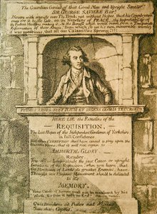 Tässä ovat tarjouspyynnön jäännökset tekijältä James Gillray