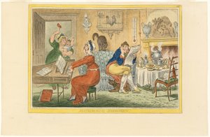 Avioliiton harmoniat (Recto) tekijältä James Gillray
