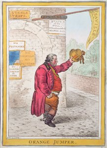 Orange Jumper, julkaissut Hannah Humphrey vuonna 1809 (käsinvärinen etsaus)