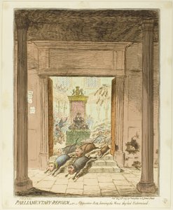 Parlamenttiuudistus tekijältä James Gillray
