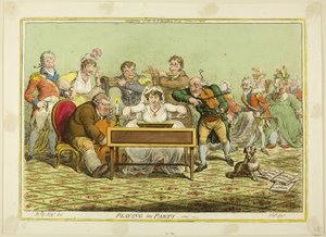 Osissa pelaaminen tekijältä James Gillray
