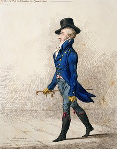 Miehen muotokuva, Hannah Humphreyn vuonna 1803 julkaisema (käsinvärinen etsaus)