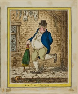 Surullinen löysä sää tekijältä James Gillray