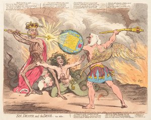Synti, kuolema ja paholainen, katso Milton tekijältä James Gillray