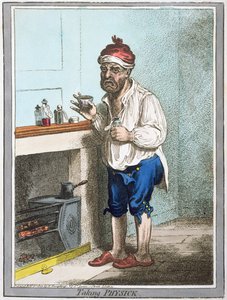 Taking Physick, julkaissut Hannah Humphrey vuonna 1800 (käsinvärinen etsaus)