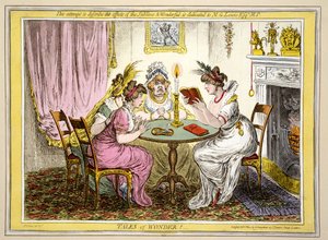Tales of Wonder, pubi. H. Humphrey, Lontoo, 1802 (käsinvärinen etsaus)