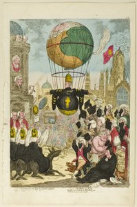 Tentand via est qua me quoque possim tollere humo tekijältä James Gillray
