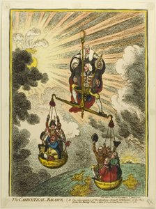 Kabinettitase tekijältä James Gillray