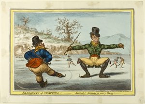 Luistelun elementit: Luistelu: Asenne on kaikki kaikessa tekijältä James Gillray