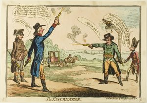 Selitys tekijältä James Gillray
