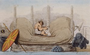 Incubus 1784 (käsinvärinen etsaus) tekijältä James Gillray