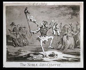 The Noble Sans-Culotte, julkaisi Hannah Humphrey vuonna 1794