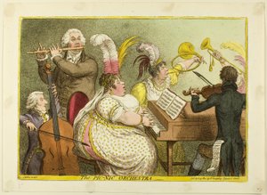Pic-Nic-orkesteri tekijältä James Gillray
