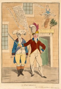 The Thunderer, pubi. 1782 (käsinvärinen kaiverrus)