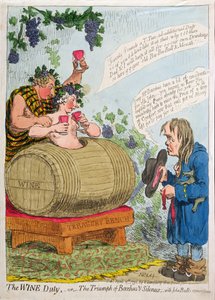 The Wine Duty tai The Triumph of Bacchus and Silenus with John Bull