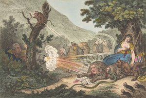 Haavoittunut leijona, 16. heinäkuuta 1805, 16. heinäkuuta 1805. tekijältä James Gillray