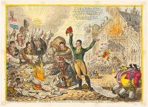 Todellinen eduskunnan uudistus tekijältä James Gillray