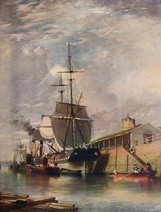 Belfastin satama - Lauttaportaat, 1851, 1909. tekijältä James Glen Wilson