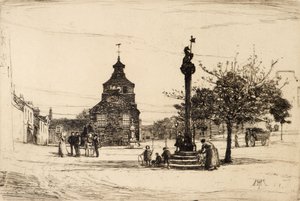 Market Cross, Crail (etsaus) tekijältä James Hamilton Mackenzie