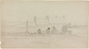 Old Workhouse, Ocean Road (kynä kortilla) tekijältä James Henry Cleet