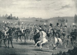 Katsaus 1. henkivartista ja 8. hussareista, 4. kesäkuuta 1842, 1842 1909 tekijältä James Henry Lynch