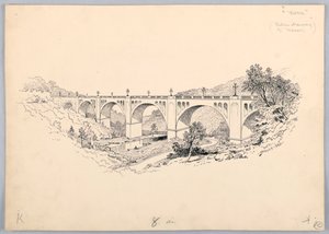 A Bridge, Design for Washington Board of Trade Dinner, 13. toukokuuta 1908