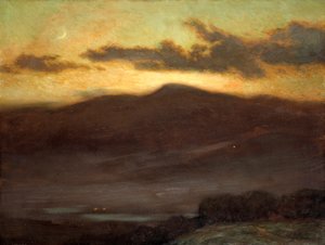 Auringonlasku, Mount McIntyre, 1907.