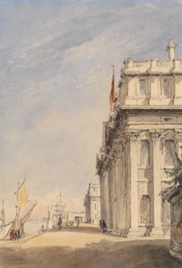 Royal Naval Collegen julkisivu, Greenwich tekijältä James Holland