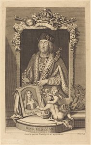 Kuningas Henrik VII tekijältä James Hulett after George Vertue