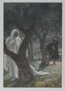 Herramme ilmestys Pyhälle Pietarille, kuva Herramme Jeesuksen Kristuksen elämästä, 1886-94 (wc grafiitin päällä paperilla) tekijältä James Jacques Joseph Tissot