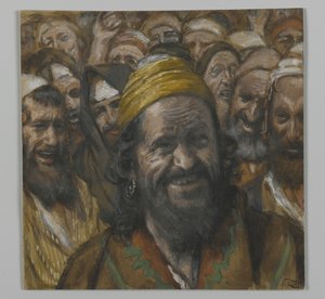 Barrabbas, kuvitus teoksesta The Life of Our Lord Jesus Christ, 1886-94 (wc grafiitin päällä paperilla)
