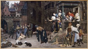 Tuhlaajapojan paluu, 1862 (öljy kankaalle) tekijältä James Jacques Joseph Tissot