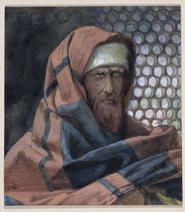 Nikodemus, kuvitus teokseen The Life of Christ, n. 1886-1894 (wc ja guassi pahville) tekijältä James Jacques Joseph Tissot