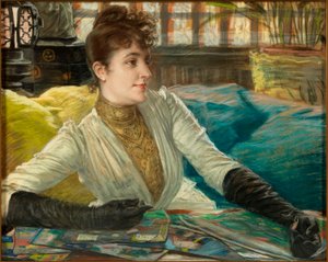 Mathilde Séen muotokuva tekijältä James Jacques Joseph Tissot