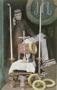 Huonekalut ja erilaiset esineet 1100- ja 1300-luvuilta tekijältä James Jacques Joseph Tissot